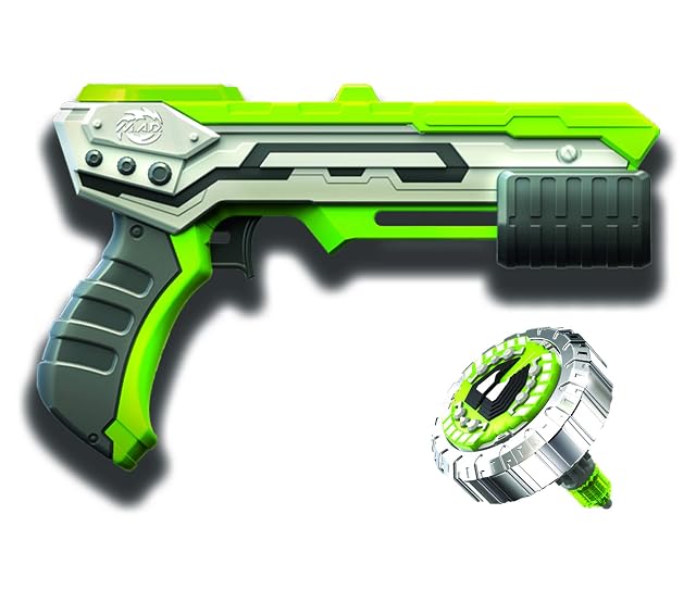 Foto 7 de 8 de SPINNER MAD Lanzador con 1 tapa incluida, juguete compatible con toda la gama, Carolina del Norte