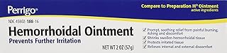 Hemorrhoidal Pain Relief Ointment Generic for Preparation H 2 oz (57g) Per Tube, 2 Ounce (Pack of 3)