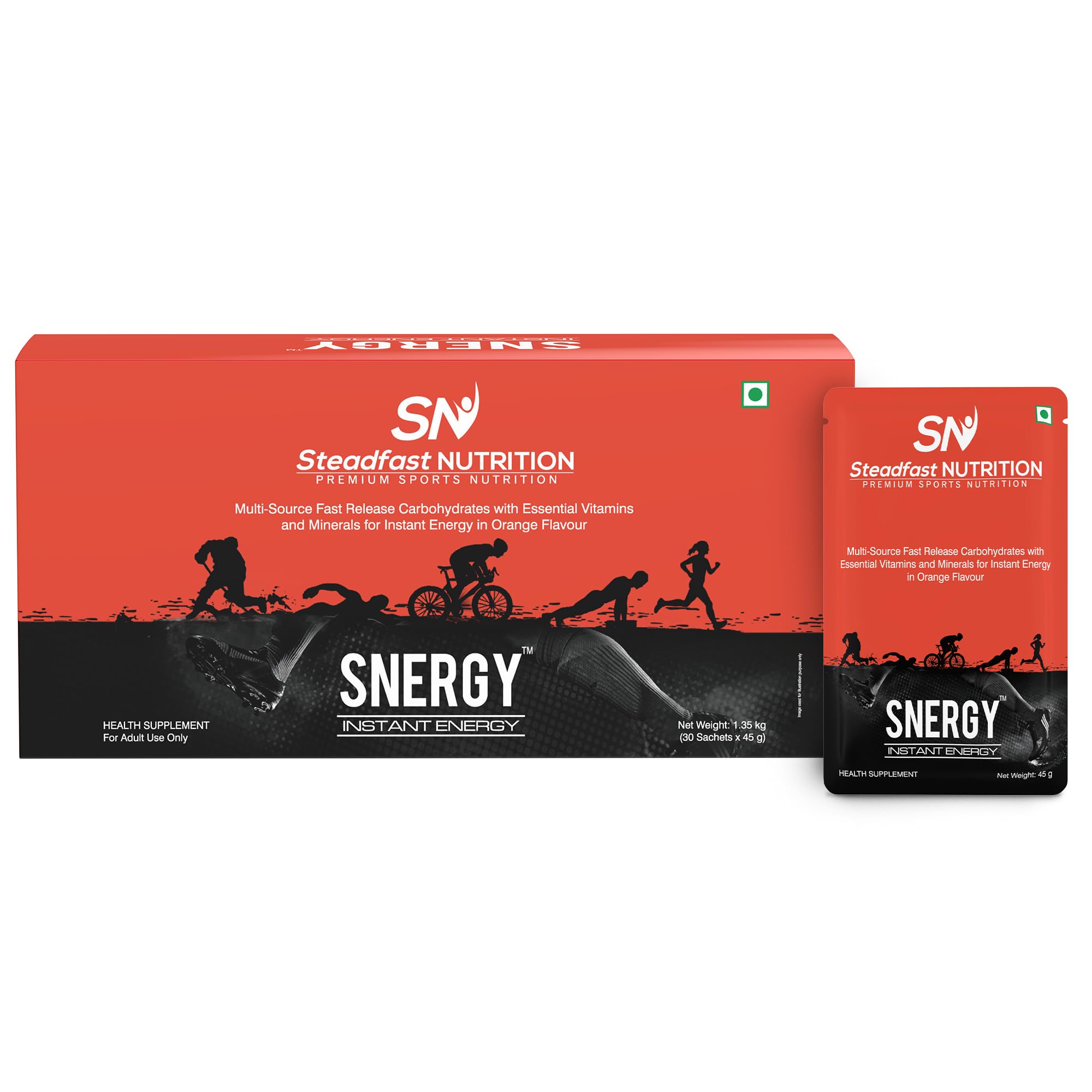 Steadfast Nutrition Snergy|Instant Energy&Hydration|Essential Vitamins&Minerals|Energy Drink&Pre Workout Supplements For Men&Women|20 Sachets|45G Per Sachet|900G|Orange Flavour,Liquid (B07TYY26QB) Amazon Price History, Amazon Price Tracker