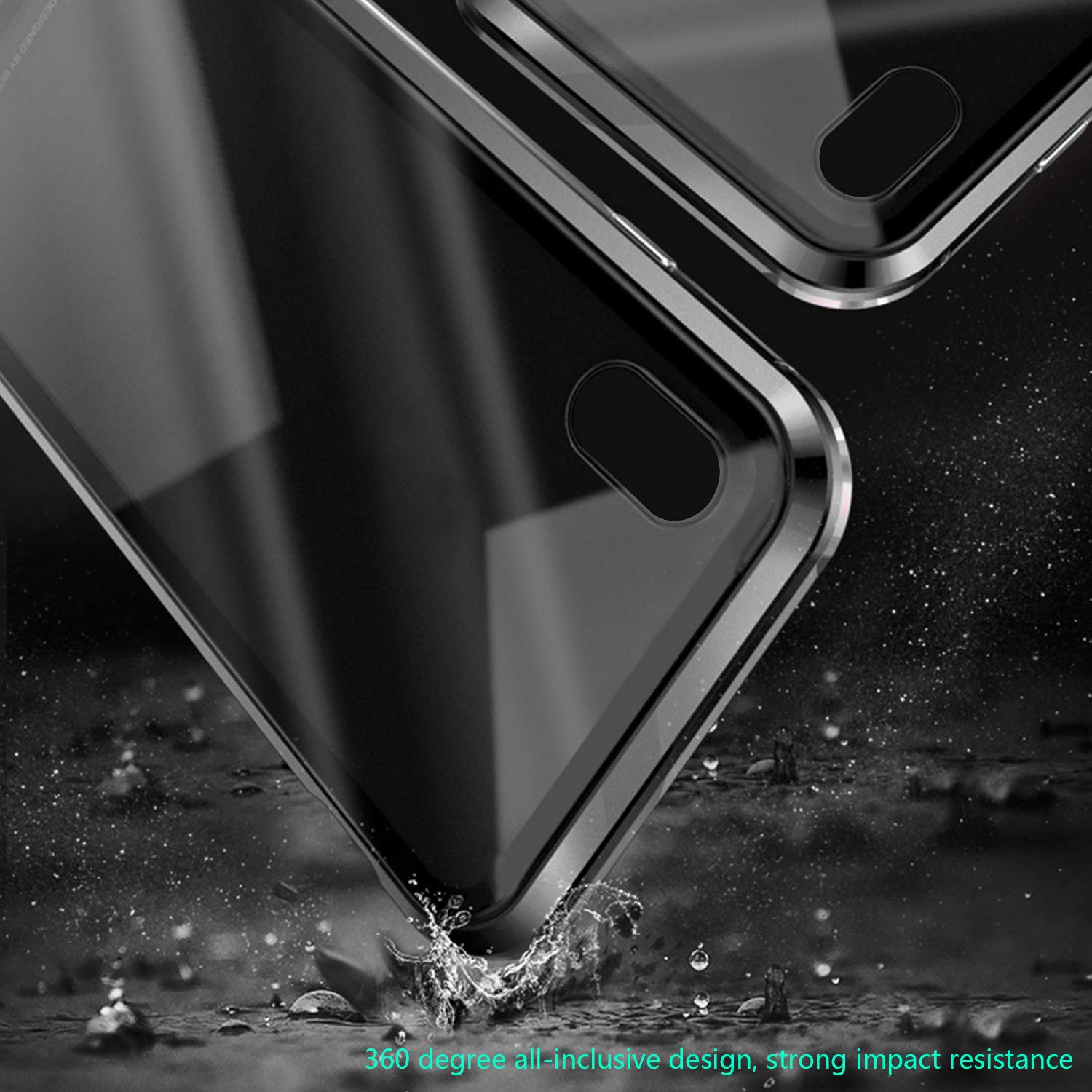 iPhone CO ZXK K　iPhoneXR XR Shock Adsorption Case,360°Magnetic Magnet スマートフォン本体