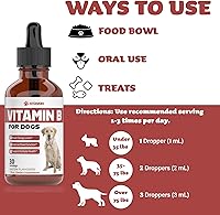 Vista 6 de Vitamina B para perros Complejo de vitamina B para perros Vitamina B12 para perros Vitaminas para perros Vitaminas B12 para perros