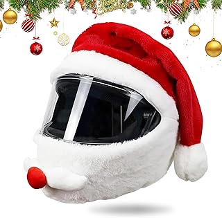 Tfanghao Santa Motorbike Helmet Cover, Motorcycle Helmet Cov