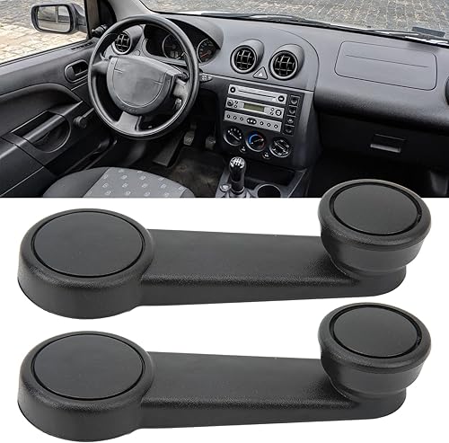 Miniatura 3 de Fydun 2 unids elevalunas de coche manivela manija de puerta reguladores manuales para tránsito enfoque escolta