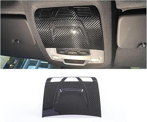 Miniatura 2 de Dry Carbon Fiber Tuning Accessories Roof Reading Light Stickers Compatible for Toyota Supra A90 MK5 2019-2023, Decoration Cover