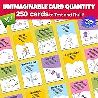 Vista 3 de QUOKKA Juegos de fiesta para adultos y familia – 250 desafíos I divertido grupo o actividad familiar con adolescentes, niños, amigos – Ideal