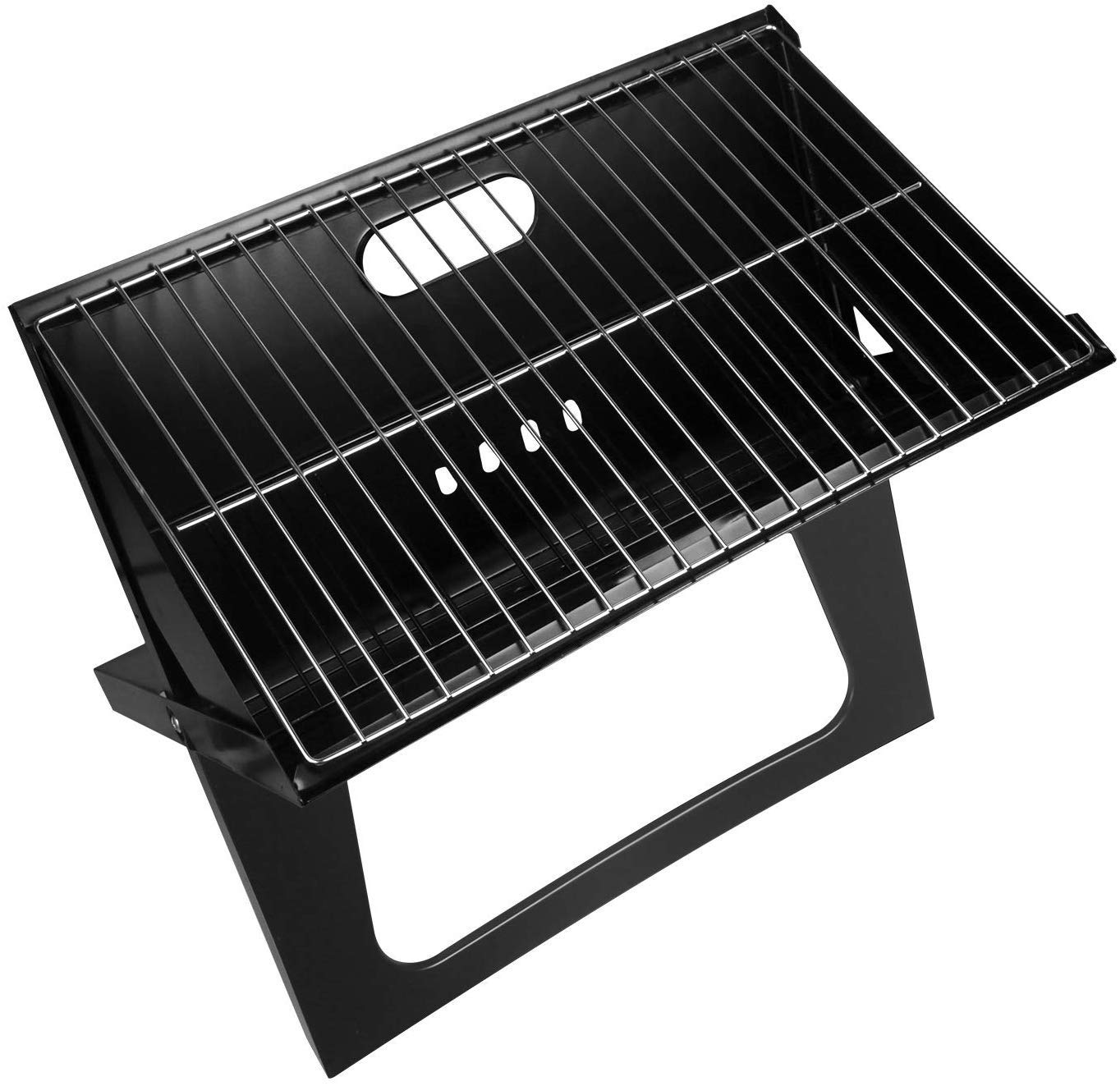 Home Notebook Portable Flat-Folding Bbq Charcoal Grill, Bd-Bbq-10, 45X30Cm