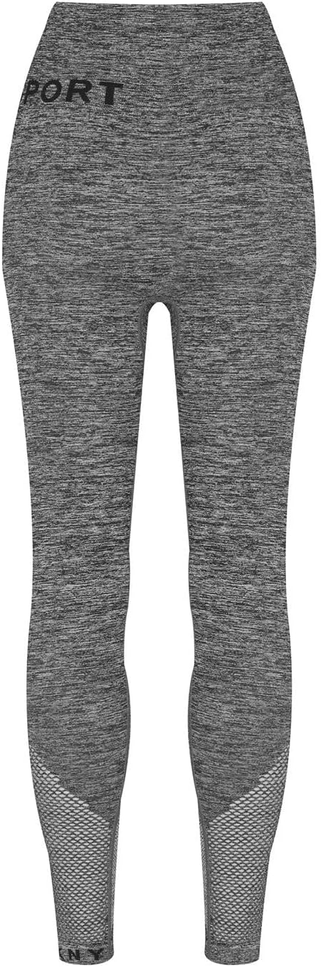 DKNY Womens Tummy Control Workout Yoga Leggings