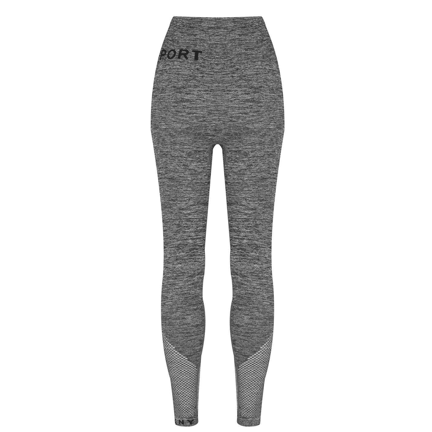 DKNY Damen Sport Women's Seamless High Waist Mesh Tight Leggings