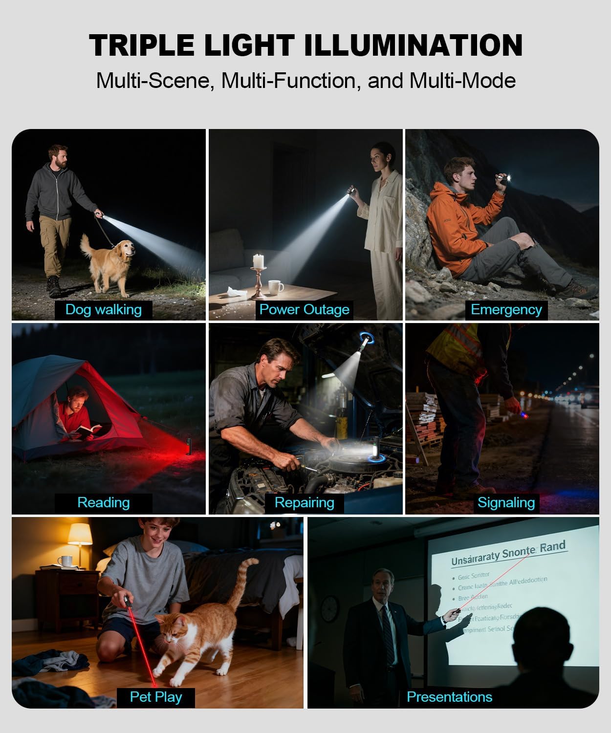 Rechargeable Small EDC Magnetic Flashlight with Red Beam & COB Work Light, 1500 Lumens Pocket Flashlight, IPX4 Compact LED Flash Light for Presentation, Pet Play, Outdoor, Car Repair, Emergency Use