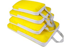 Yellow COVAX Travel Organizer Packing Cubes For Luggage & Suitcases