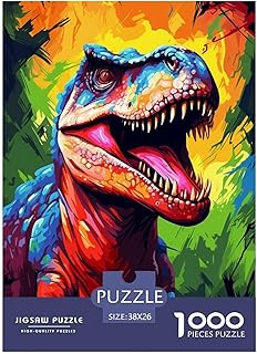 Comprar Puzzle Dinosaurio De 1000 Piezas Animales Rompecabezas Adultos De 1000 Piezas Decoracion Hobby 38x26cm/1000pcs