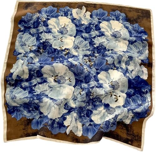 K-Elewon Bufanda cuadrada mediana para mujer, bufanda para la cabeza, bufanda para el cuello, bufanda para el cabello, pañuelo para dormir, bufandas