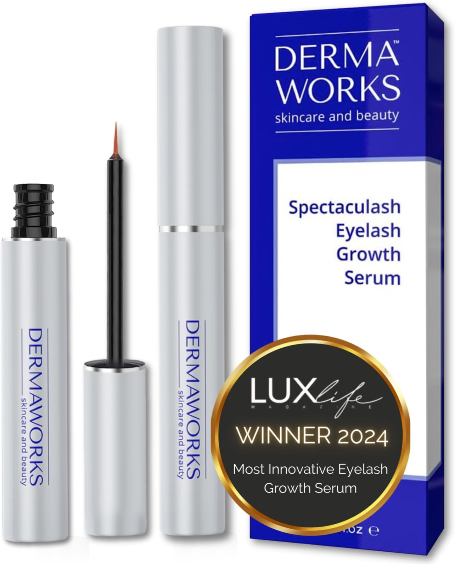 Spectaculash Eyelash Growth Serum, Rapid Lash Growth Serum, Eyelash Enhancing Serum, Lash Conditioner. Regrow Eyelashes. Grow Longer Lashes, Grow Thicker Lashes. POWERFUL, ADVANCED, NATURAL, VEGAN.