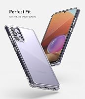 Vista 3 de Ringke Fusion - Funda compatible con Samsung Galaxy A32 4G, parte trasera de policarbonato transparente, a prueba de golpes, suave, flexible, TPU