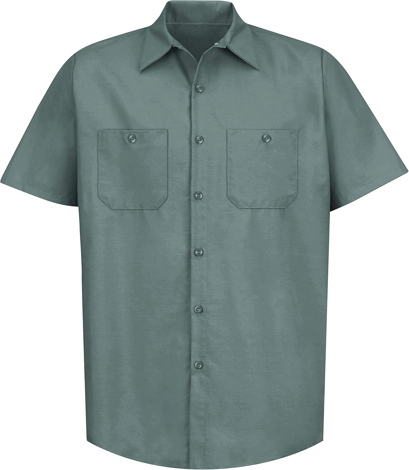 Red Kap Mens Industrial Work Shirt, Regular Fit, Short Sleeve - Image 5