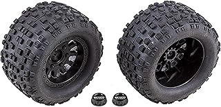 Team Associated Rival MT10 Tires and Method Wheels Mounted hex ASC25841 Elec Car/Truck Replacement Parts