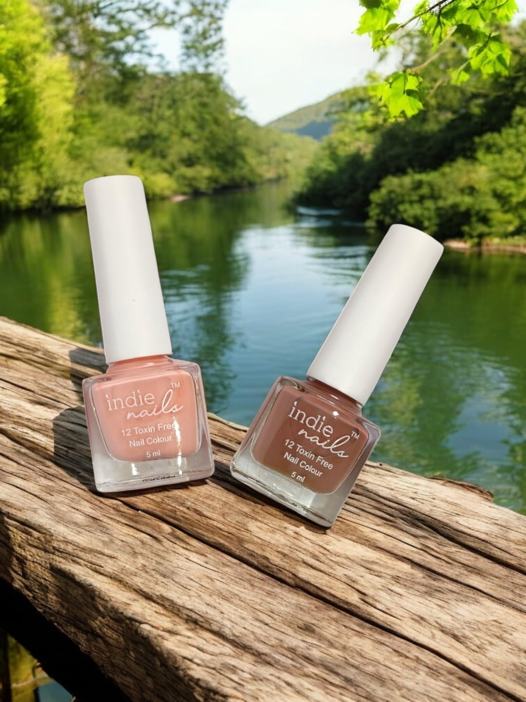 Nail Polish Set for Women | Long-Lasting, High Shine Nail Paint Combo | Vegan & Cruelty-Free | 2 Bright Vibrant Shades | Quick Dry Nail Polish Set (Peach Iced Tea, Pack of 2)-image-38