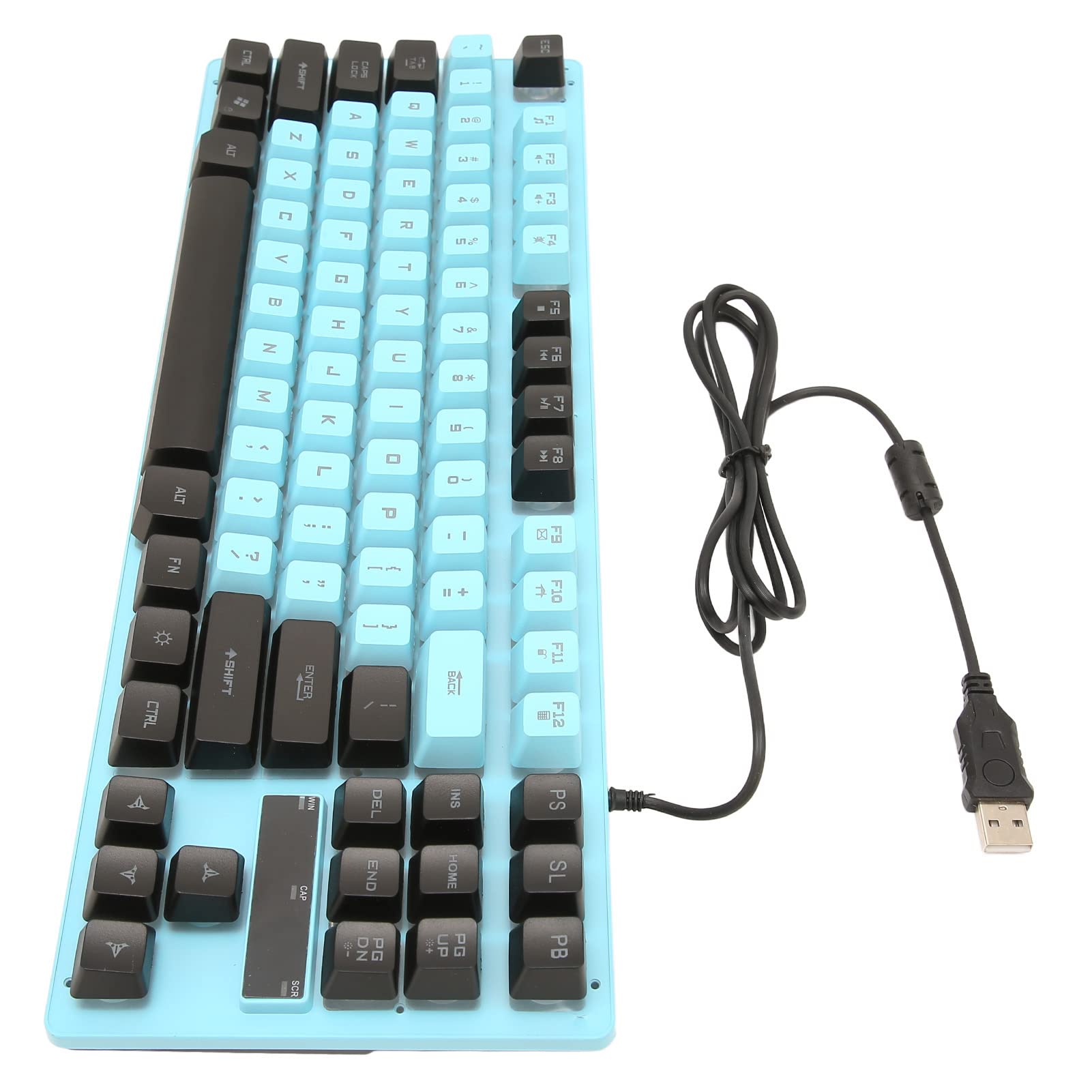 Amazon | 有線ゲーミングキーボード 有線ゲーミング 87キー