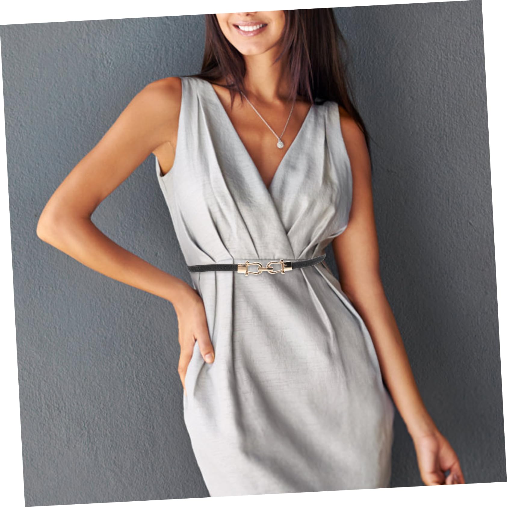 Holibanna 2pcs Women Fashionable Waist Belts for Dresses and Pants Stylish Accessory for Weddings and Everyday Wear