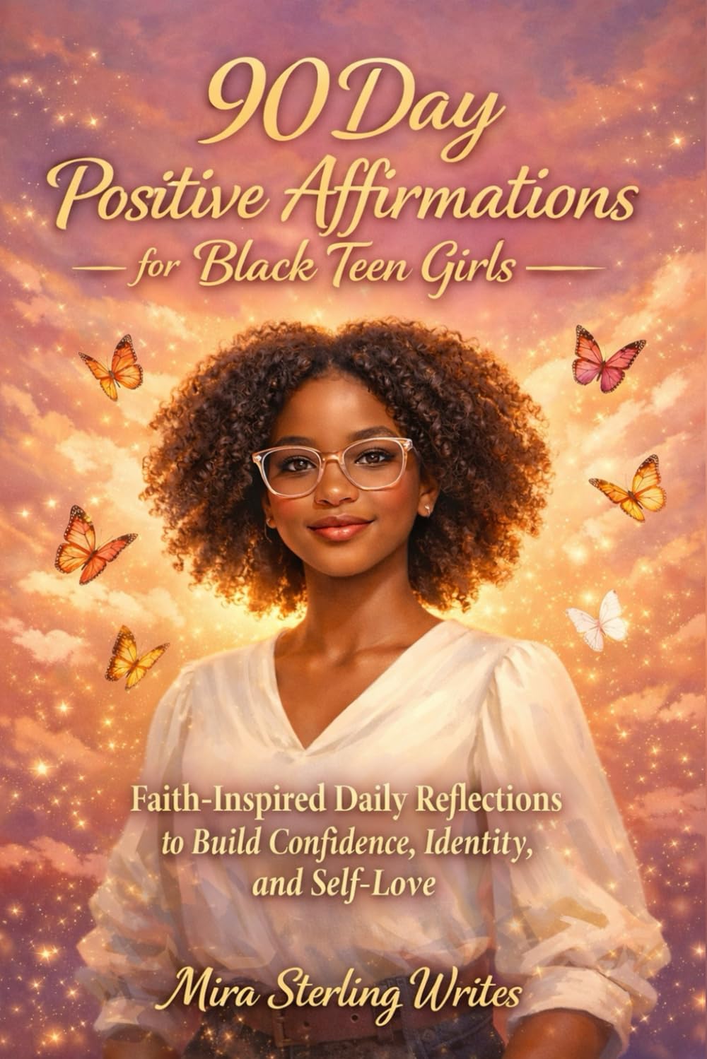 90 Day Positive Affirmations for Black Teen Girls: Faith-Inspired Daily Reflections to Build Confidence, Identity, and Self-Love