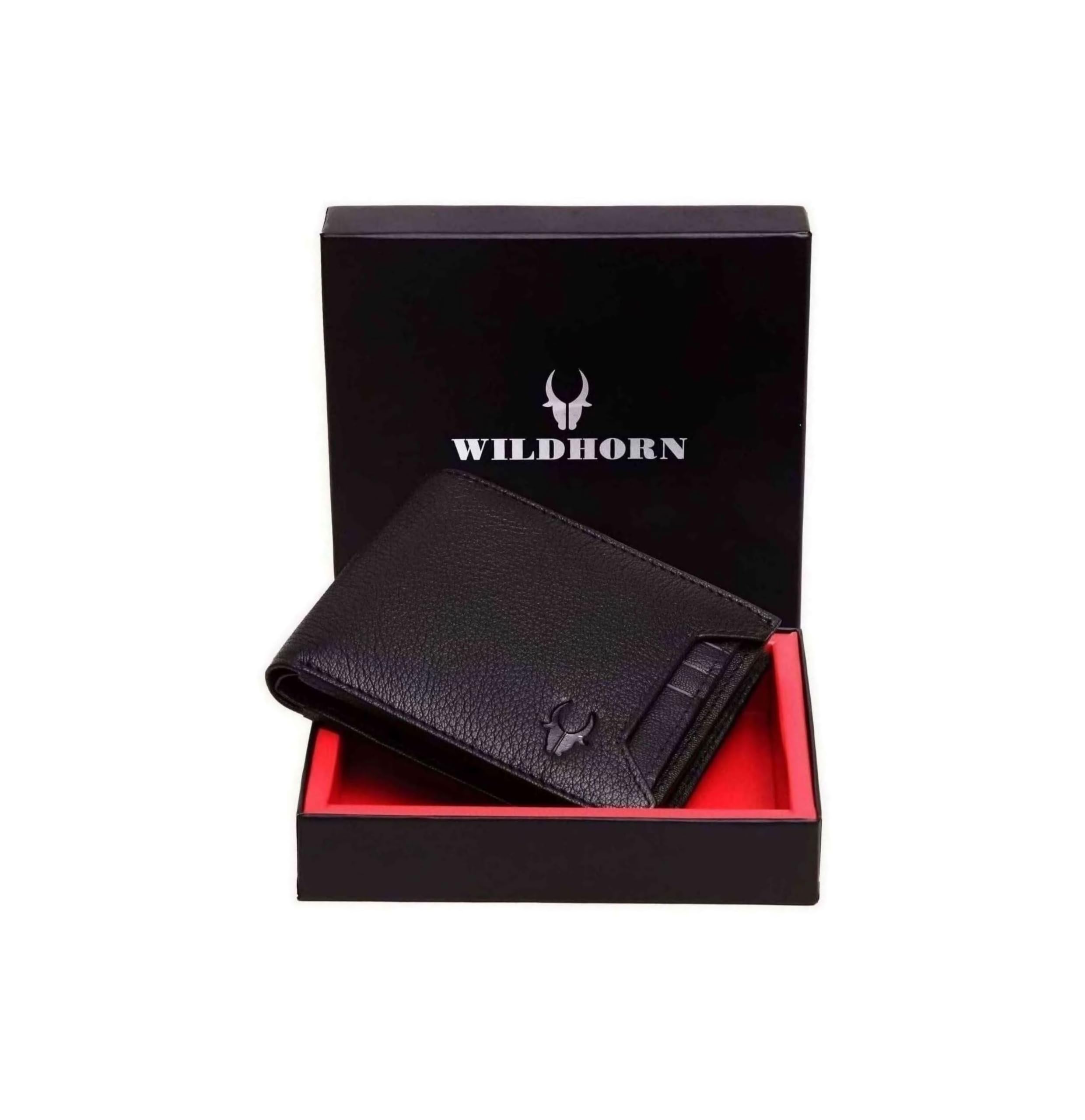 Rfid Protected Leather Wallet For Men, Black