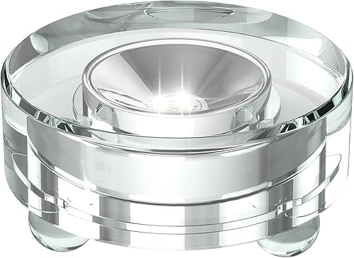 Uonlytech Base de lámpara de mesa con luces LED, base iluminada para cristal de resina, arte de resina, soporte de arte de vidrio, enchufe de EE.