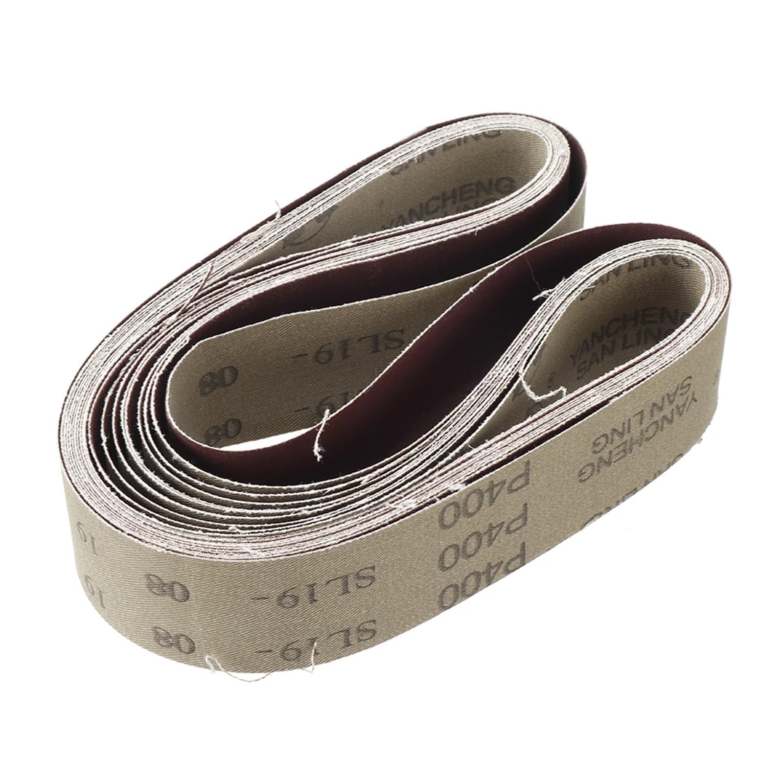 Taśmy ścierne, 10 szt. Taśmy szlifierskie 40 mm x 740 mm Ziarnistość 40-1000 do szlifierki kątowej Szlifierka taśmowa(400 Grit)