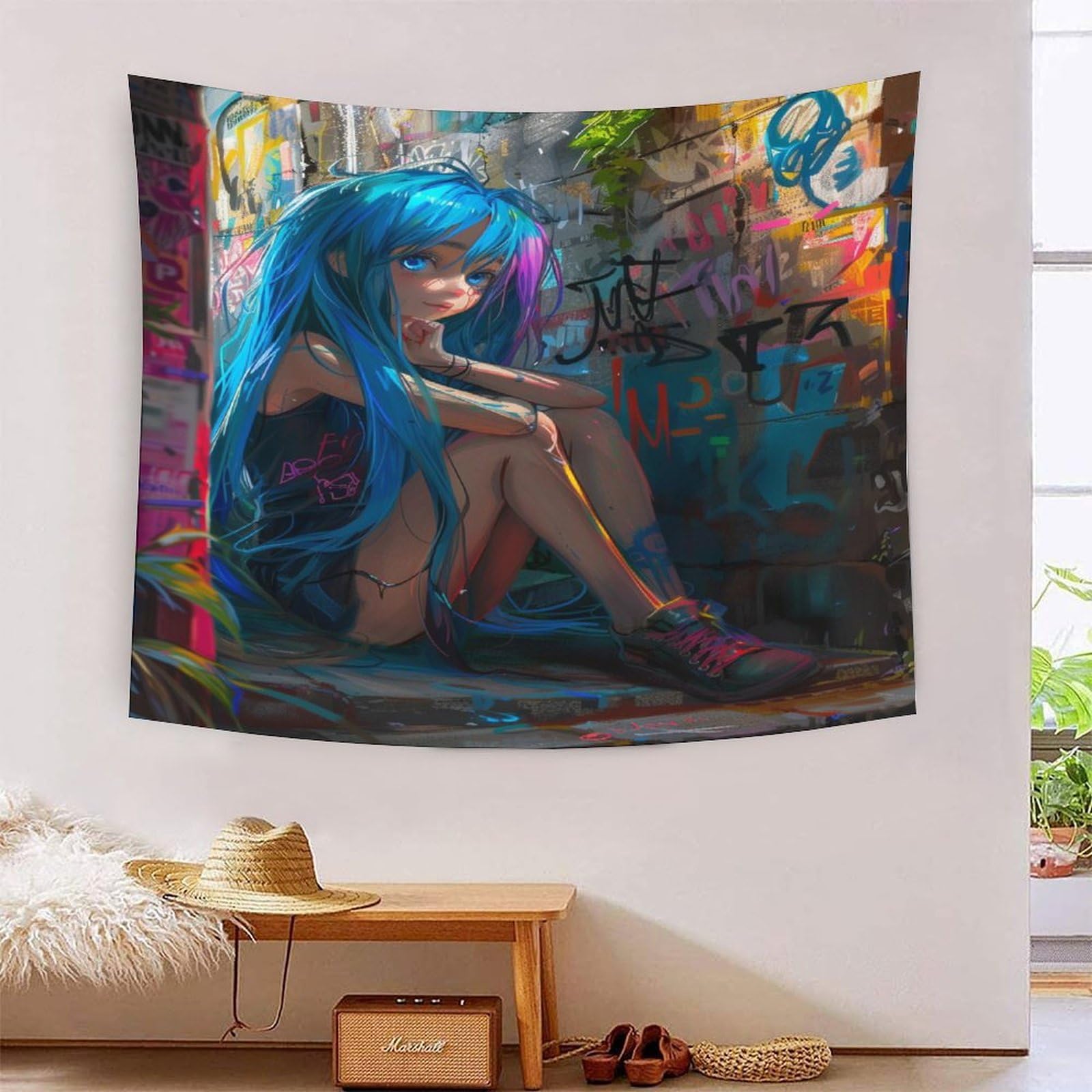 Impression graffiti 3D décoration haut de gamme pour maison