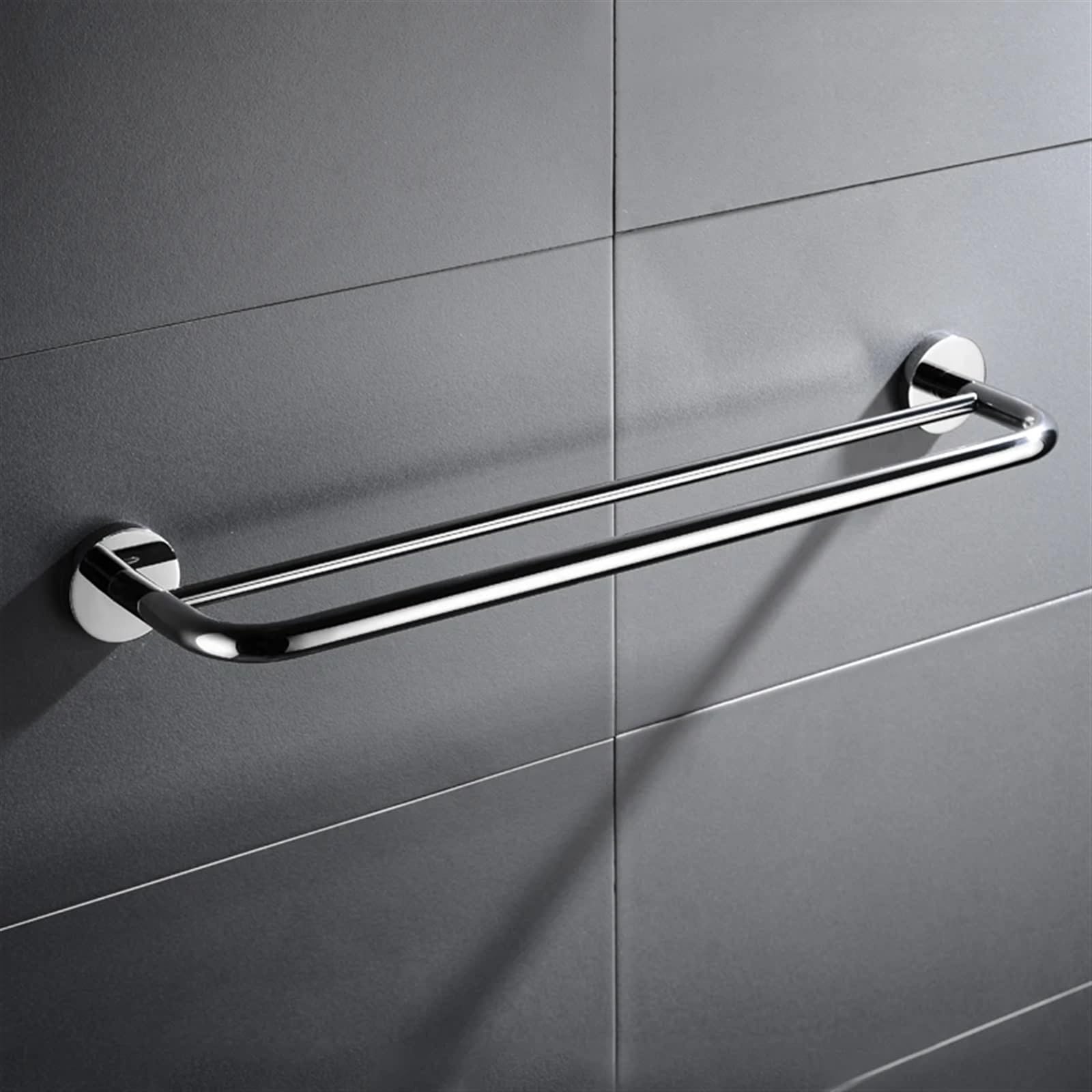 Toallero Double Towel Bar 24'' Stainless Steel Bath Towel Rack For Bathroom, SUS304 Chrome Towel Holder Wall Mount para BañO Y Cocina(1 PCS)