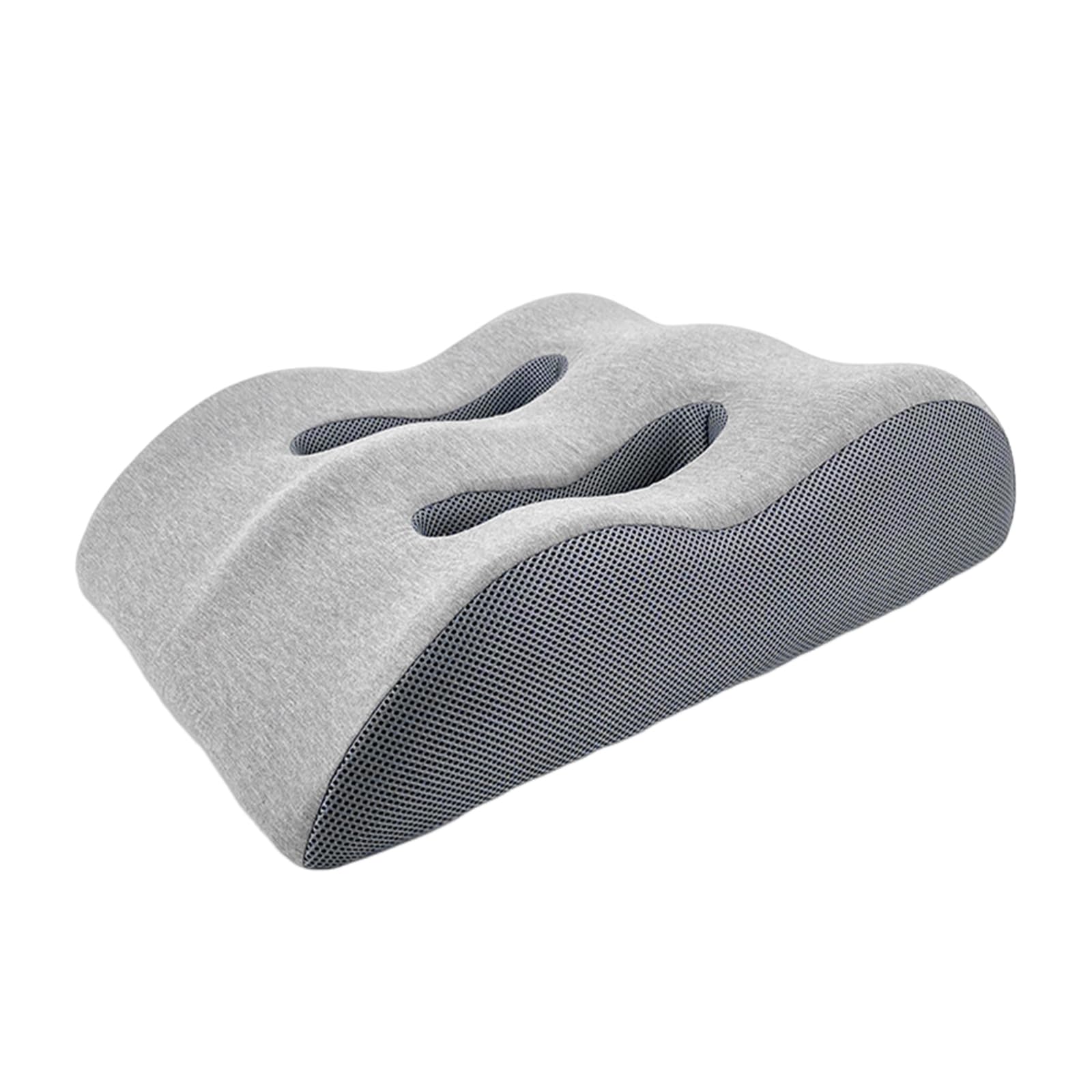 Venenkissen Beinhochlagerungskissen, Kissen Beine Hochlagern Memory-Schaum, Beinkissen Ergonomisches zur Förderung der Durchblutung (Hellgrau, 54 * 43 * 15CM)
