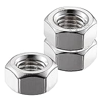 Vista 5 de Tuercas hexagonales de acero inoxidable 304 1/4-20 (50 piezas)