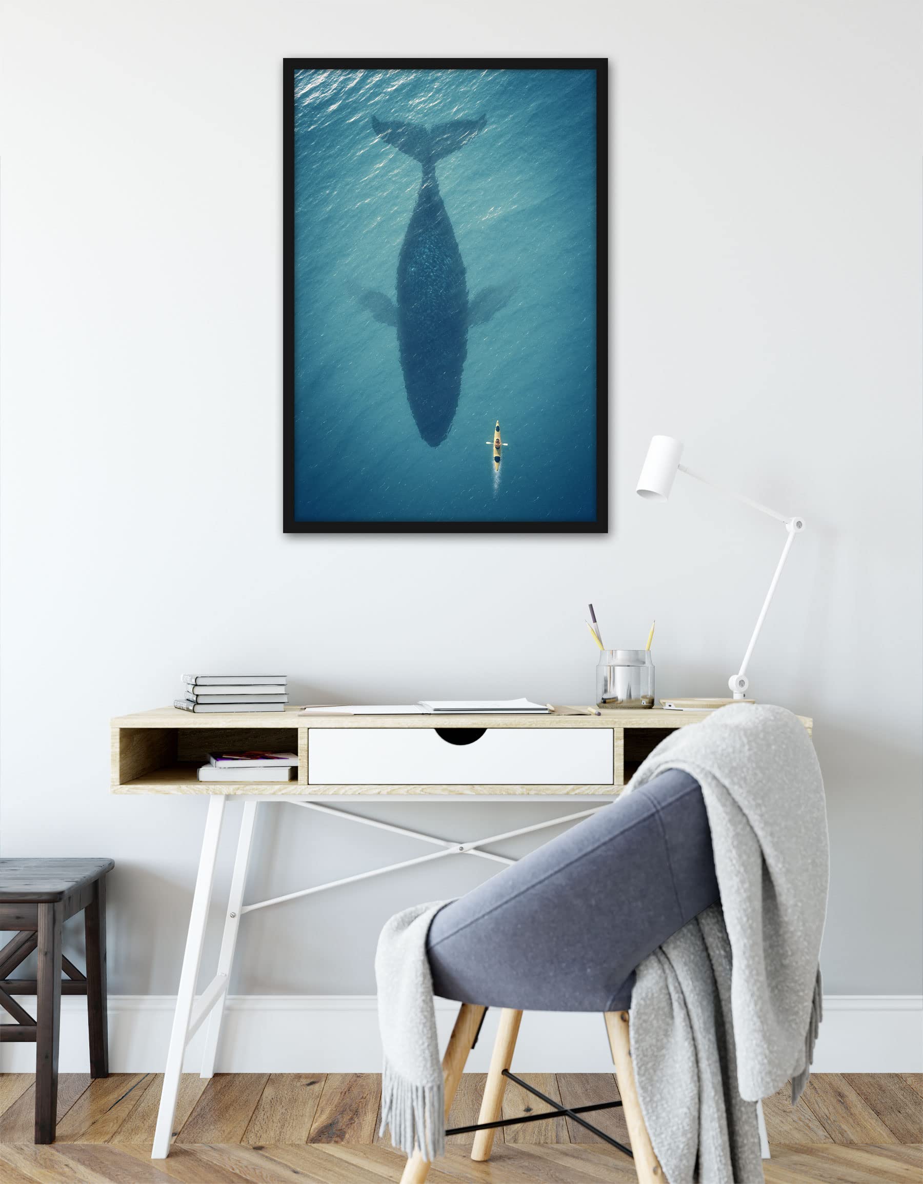 Poster con cornice portafoto in formato 100 x 70 cm