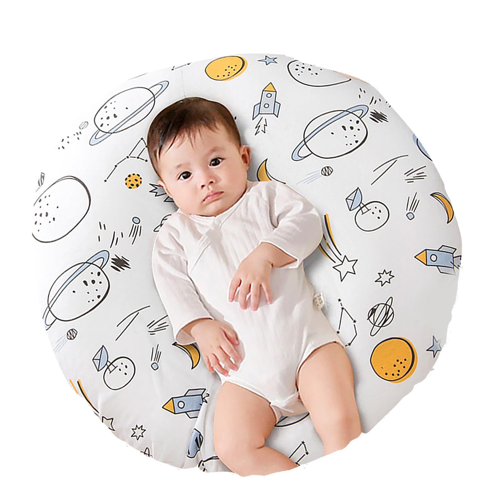 Almohada para amamantar al bebé, cojín para amamantar, cojín para prevenir náuseas, Almohada de Lactancia con inclinación para recién Nacidos. (Tipo C)