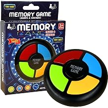 tingbowie Memory Game Handheld Electronic Toy, Color Memorizing with Lights and Sounds