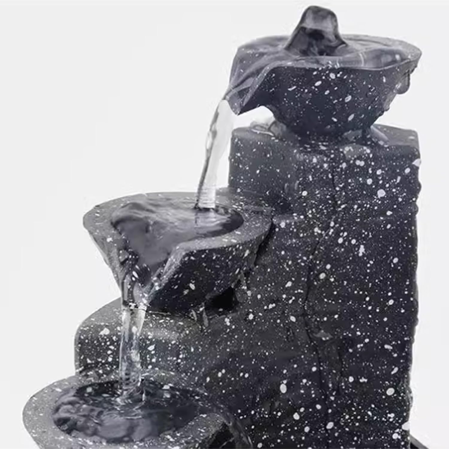 Tabletop Water Fountain Living Room, Home Office, Desktop, Small Fountain, Flowing Water Decoration, Landscape Decoration for Home and Office Decor