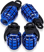 Vista 55 de 6 tapas de vástago de válvula de neumático, tapas de válvula de neumático de acero inoxidable para automóviles, camiones, SUV, motocicletas, Verde