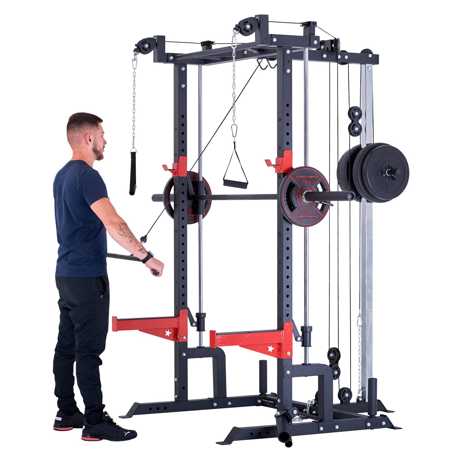 Train Hard Half Cage - Soporte para sentadillas