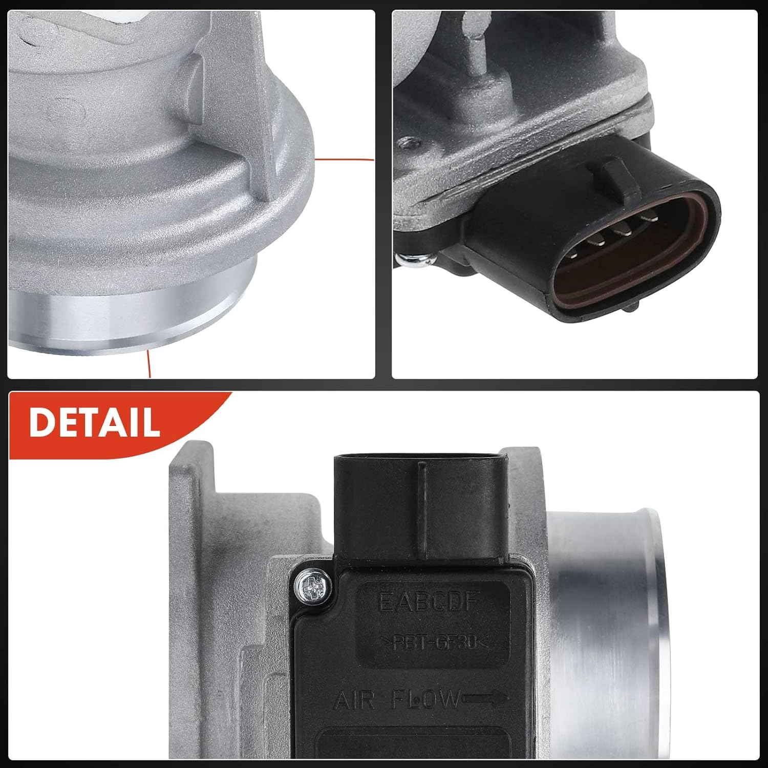 A-Premium Mass Air Flow Sensor Compatible with Ford Explorer Ranger Aerostar Crown Victoria Grand Marquis Lincoln Town Car Mazda B4000 Mercury