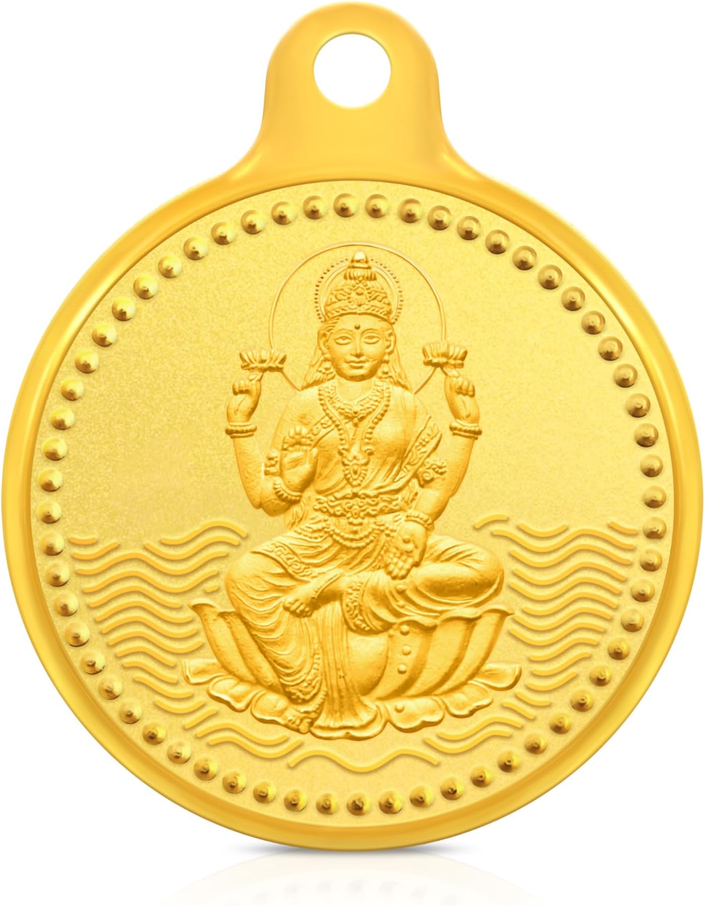 BHIMA Jewels 24K (999) 2 gm Lakshmi Gold Coin Pendant