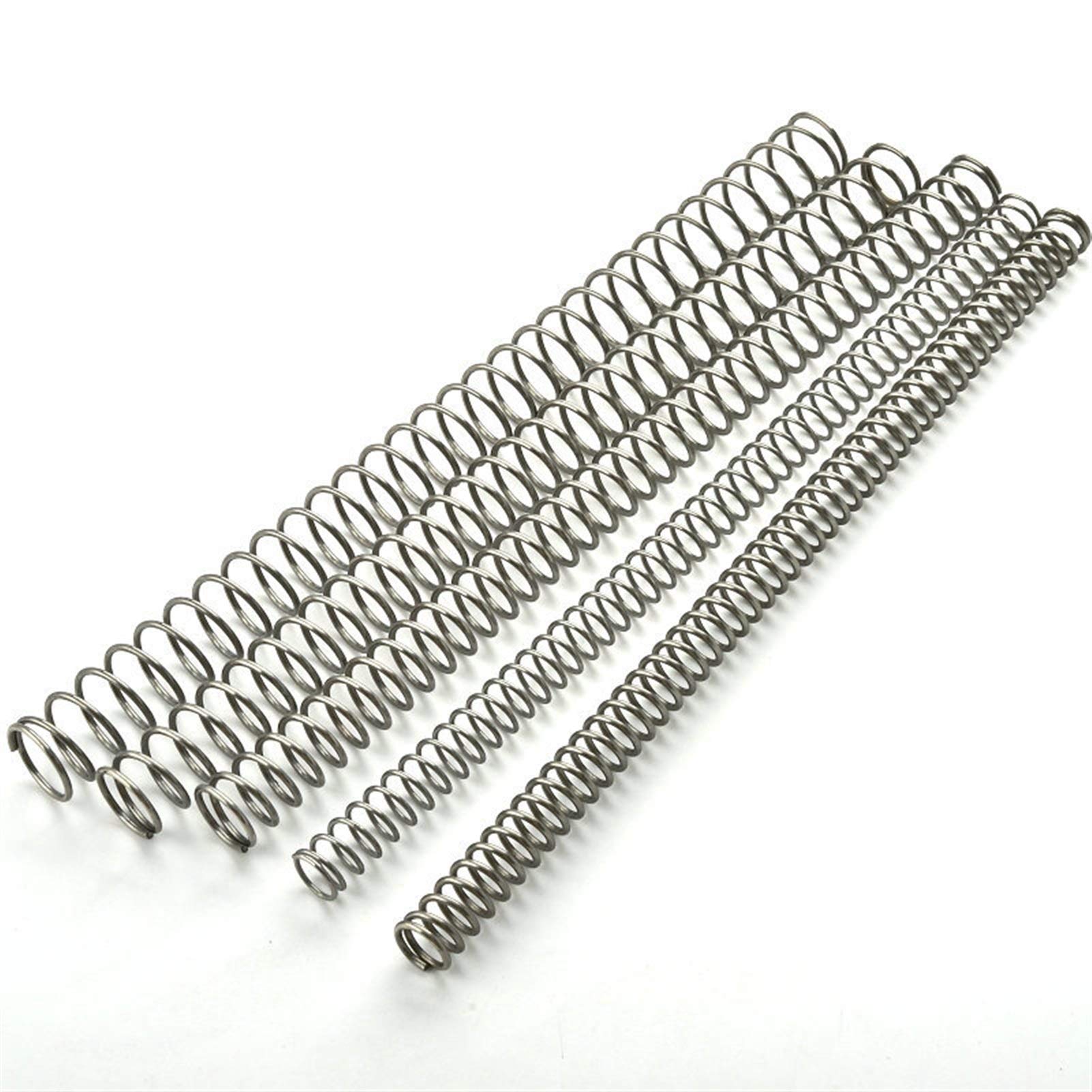 Bclla Zkenyao-Spring Spring 304 Stainless Steel Pressure Y Type Spring Wire Dia 0.7mm Outer Dia 8mm Length 60-200mm, 5PCS, More Durable (Length : 0.7x8x120mm)