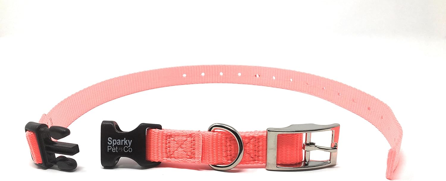 Sparky PetCo E Collar Double Buckle Replacement Strap (Neon Orange)