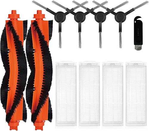 Miniatura 1 de HUIZHEN Piezas de repuesto para aspiradora robótica WYZE WVCR200S Kit de accesorios, 2 cepillos de rodillo principal, 6 cepillos laterales, 4