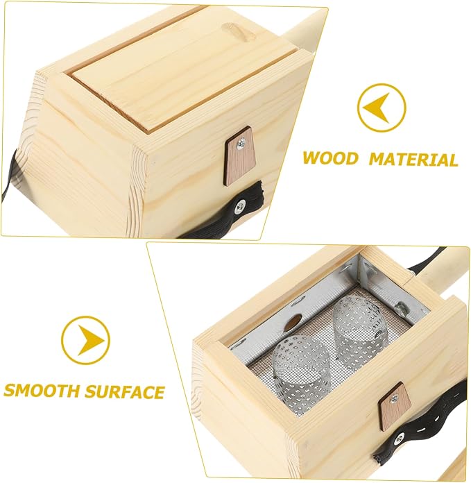 Set caja de moxibustión de madera para terapia miniatura 9