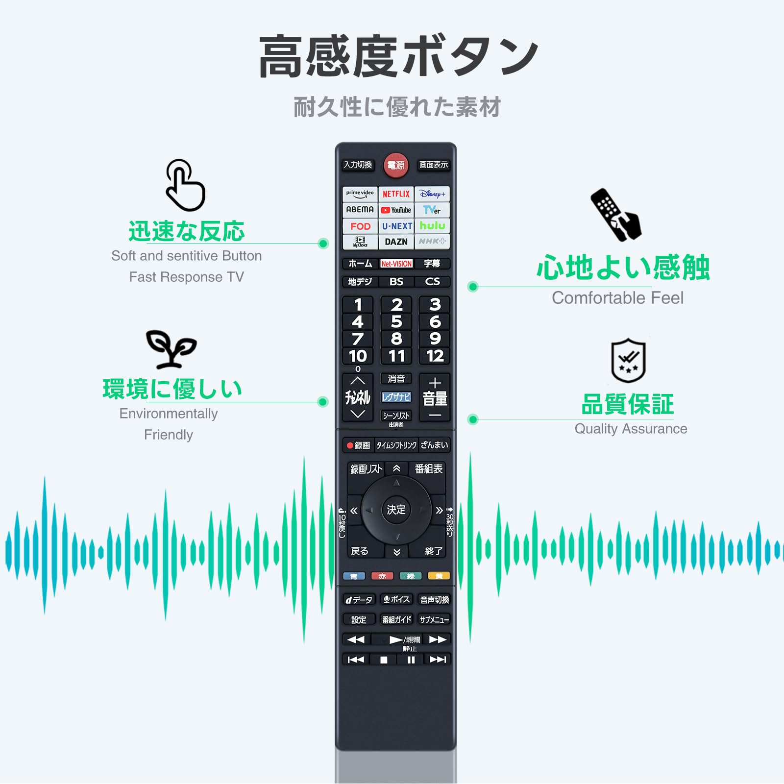 リモコン5点 楽天市場】テレビリモコン CT-90505 for Toshiba 東芝テレビリモコン