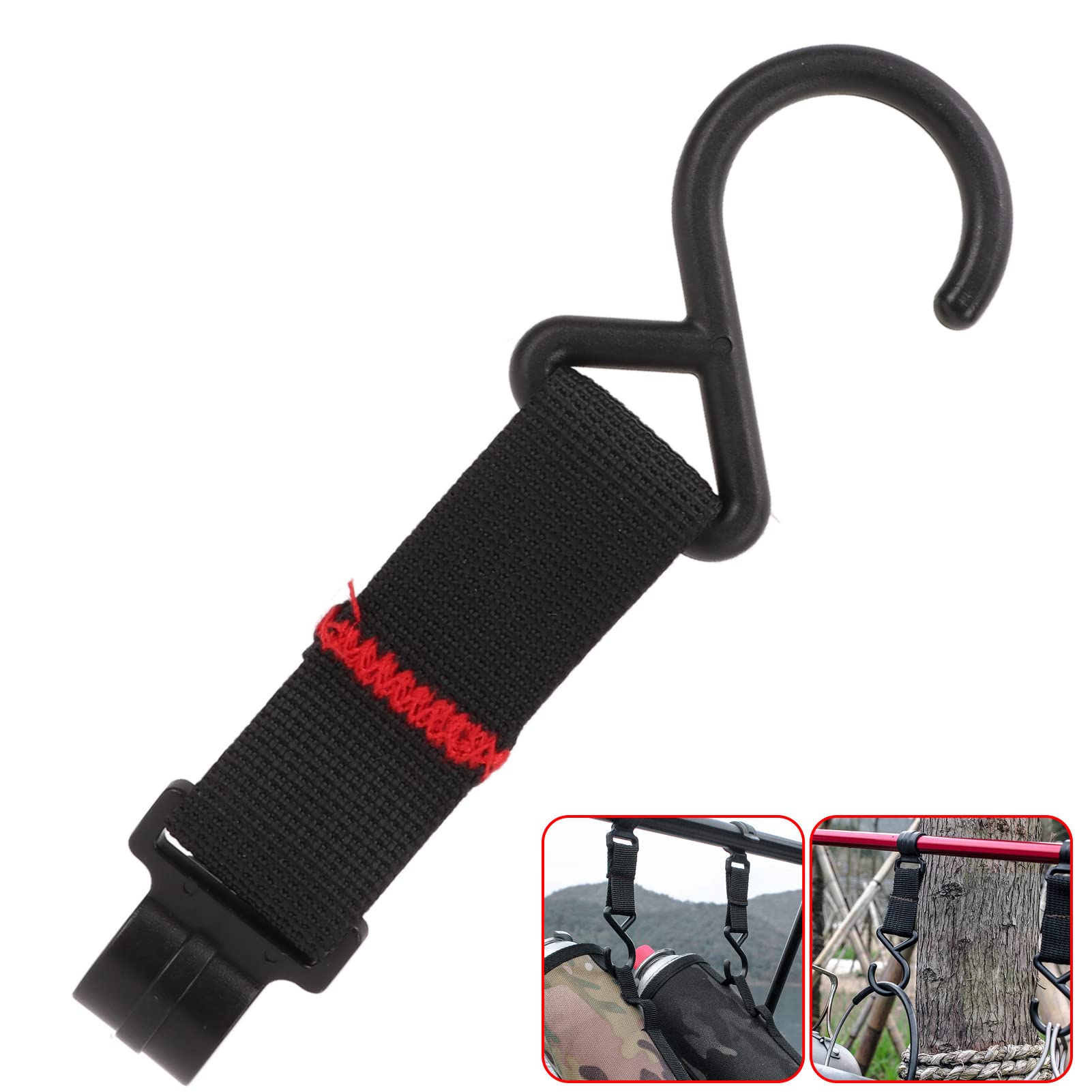 Camping Outdoor Tableware Hook Awning Nylon Tent Clothes Hanging Hook for Picnic Hiking Camping Trucks Boats Black, Camping Outdoor Tableware Hook Awning Nylon Tent CCamping Tableware Hook Campin