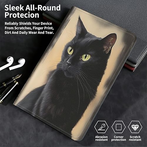 Miniatura 5 de BFSEROBJ Funda para Kindle Fire HD 8 y Fire HD 8 Plus Tablet de 1012 generación 20202022, ligera, con soporte ajustable, con función de encendido y