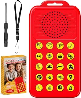 20 Hilarious Sounds - Sound Effects Machine, Easter Basket Stuffers, Boys Girls Prank Gifts for Kids- 4 5 6 7 8 9 10 11 12 13 Year Old Gift Fun Toys for Ages 3-14 Years (2 AAA Batteries NOT Included)