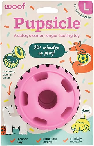 WOOF Pupsicle Dog Toy: A Long-Lasting Gift for a Busy Dog Owner