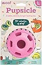 WOOF Party Pupsicle - Long-Lasting Interactive Dog Toys for Boredom - Low-Mess Design - Birthday Gifts for Dogs - Large Dog Toys - Party Pink
