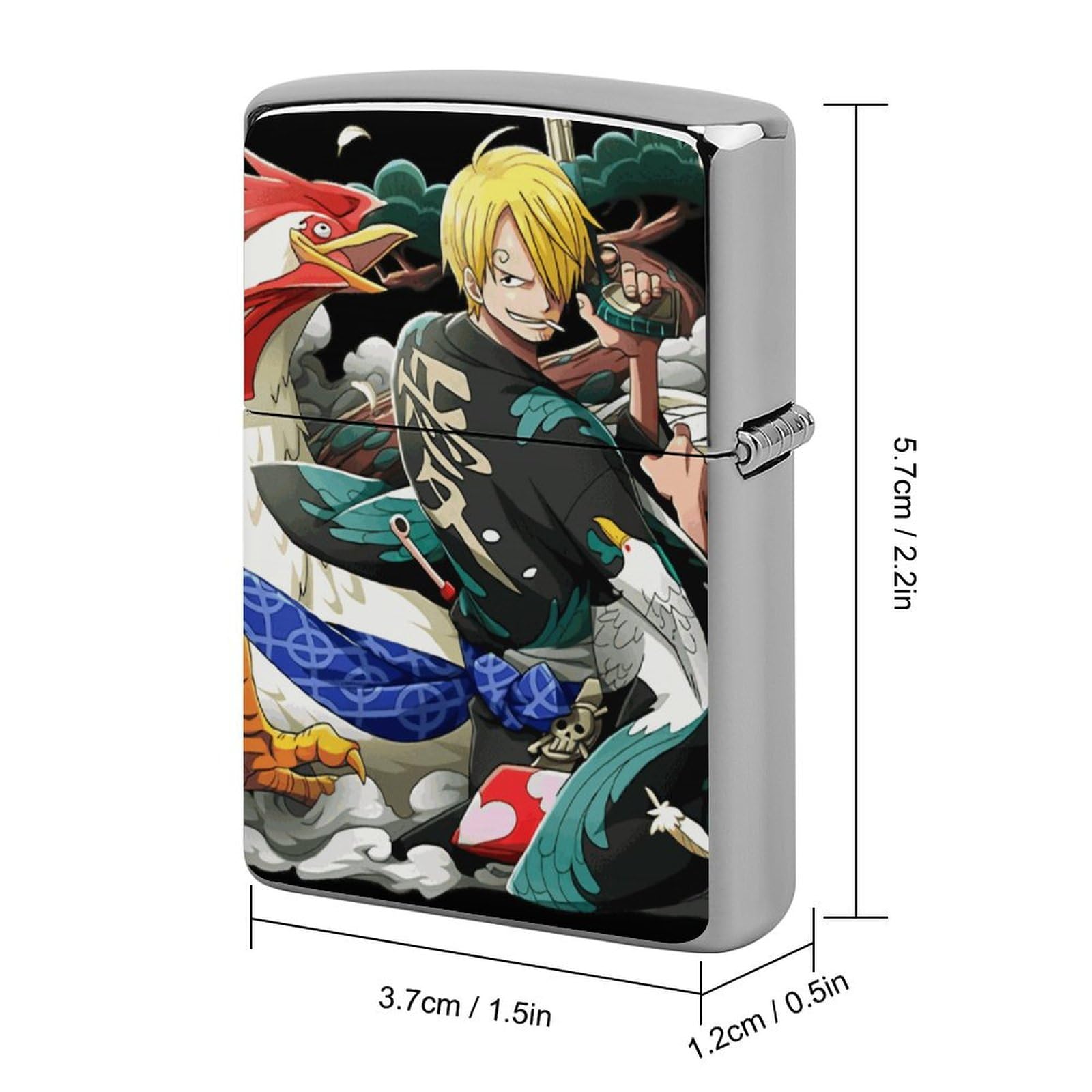 Amazon.co.jp: ワンピース ONE サンジ メンズ ライターケース ZIPPO